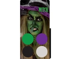 Amscan Aqua Kit Witch (4x Face Paint+1 )