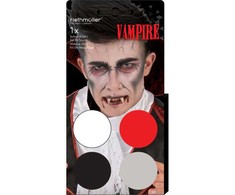 Akson Veido dažymas vampyru Drakula dažais + teptuku