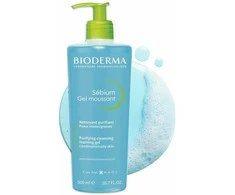 Bioderma Sébium Gel Moussant Veido prausiklis riebiai ir mišriai odai, 500 ml