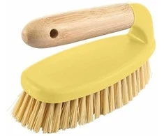 Valymo šepetėlis DKD Home Decor Natūralus Bambukas PE