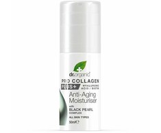 Dr.Organic Dr. organic PRO COLLAGEN+ juodas pearl antiaging cream 50 ml