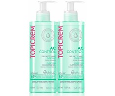 Topicrem AC purifying cleansing gel pack 2 x 400 ml