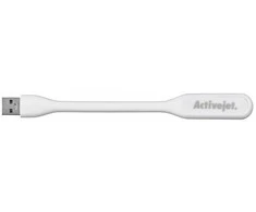 Activejet USB LED computer lamp Baltas