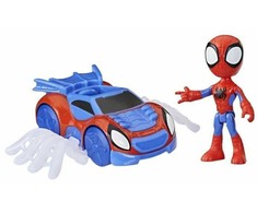 SPIDEY paveikslas + WEB-CRWLER transporto priemonė + puikus tinklas! Hasbro F7454 SPIDERMAN