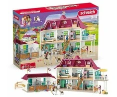 Schleich - Ežero pakrantės kaimo namas ir arklidė - (42706)
