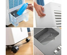 Ventiliatorius Nešiojamas daugiafunkcis garavimo aušintuvas Airvecove InnovaGoods 5 L 65 W