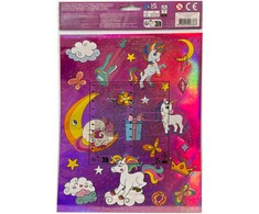 Vienaragio magijos holograminis lipdukas