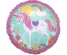 Vienaragio magiškas folijos balionas 43 cm