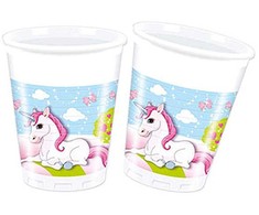 GoDan Vienaragis plastikiniai puodeliai 200ml 8vnt
