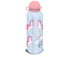 Vienaragio rožinio karčio aliuminio butelis 500 ml