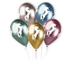 Vienaragio Vienaragio blizgus balionas, 5 dalių rinkinys, 13 colių (33 cm)