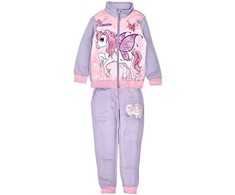 Vienaragio violetinis vaikiškas sportinis kostiumas bėgiojimui 3-8 metų / 98-128 cm