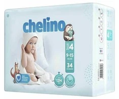 "Chelino Fashion-Love" sauskelnės T-4 34 vienetai