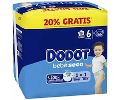 Dodot Etapas 6 Sauskelnės 13-18 Kg 66 Vnt
