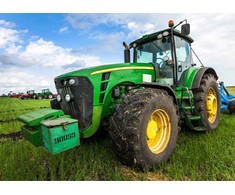 Vilnonė antklodė „Tractor“ 100*140cm