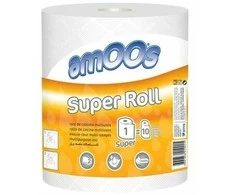 Popieriniai rankšluosčiai AMOOS Super Roll, 2 sluoksniai, 1vnt.