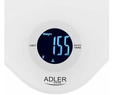 Adler Virtuvinės svarstyklės | AD 3180 | Graduation 1 g | Ekranas type LCD | Baltas