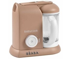 Virtuvinis kombainas Béaba garų maisto ruošimo robotas kūdikiams 4 viename, 1,1 l talpos, 700 W, juodas, Babycook Solo 912791