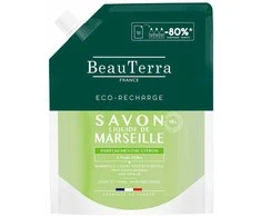 Beauterra Marseille Jabón Menta-Limón Recarga, 900 ml