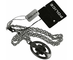 Biżuteria POLICE PJ25319PSU02. Naszyjnik, Kolor juoda. Mężczyzna.