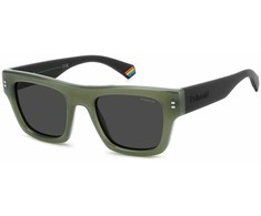 Akiniai POLAROID PLD6238SX511E. Akiniai przeciwsłoneczne, Kolor žalia. Mężczyzna.