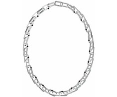 Biżuteria GUESS JUMN02124JWST. Naszyjnik, Kolor pilka. Mężczyzna.