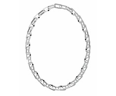 Biżuteria GUESS JUMN02124JWST. Naszyjnik, Kolor pilka. Mężczyzna.