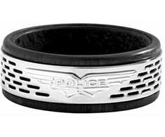 Biżuteria POLICE PJ26467RSS011. Pierścionek, Kolor juoda. Mężczyzna.