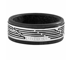 Biżuteria POLICE PJ26470RSS011. Pierścionek, Kolor juoda. Mężczyzna.