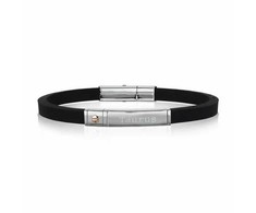 Biżuteria BREIL TJ2295. Bransoletka, Kolor juoda. Mężczyzna.