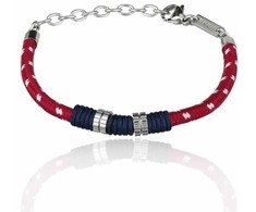 Biżuteria BREIL TJ2785. Bransoletka, Kolor raudona. Mężczyzna.