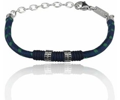 Biżuteria BREIL TJ2786. Bransoletka, Kolor mėlyna. Mężczyzna.