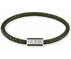 Guess Acapulco žalias odinis apyrankė JUMB02142JWSTDGS