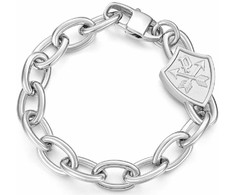 Biżuteria POLICE PEAGB0001616. Bransoletka, Kolor pilka. Mężczyzna.