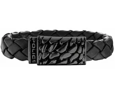 Police Juodas leather bracelet for men PJ25729BLB01