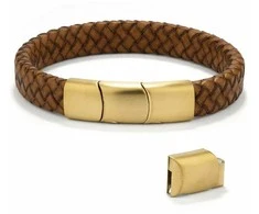 Vyriškos apyrankės Radiant RH000292 Ruda