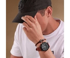 Vyriškos apyrankės Timberland TDAGB0002502 Ruda