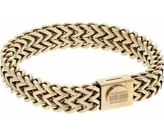 Tommy Hilfiger Masyvi auksiniu dengta plieno apyranke TJ2790246