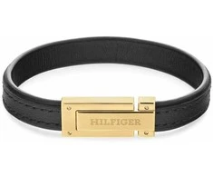 Tommy Hilfiger Juodas leather bracelet for men 2790561