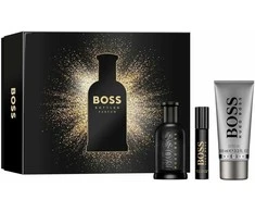 Hugo Boss BOSS Bottled Parfum Giftset rinkinys vyrams (PP kvepalai, 100 ml + PP kvepalai, 10 ml + dušo želė, 100 ml)
