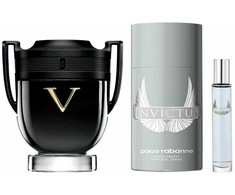 Paco Rabanne Invictus Victory Eliksyras Eau De Perfume Purškiklis, 100 ml Set 2 Pieces