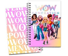 „WOW Generation Team“ A5 formato linijinis užrašų sąsiuvinis su lipduku