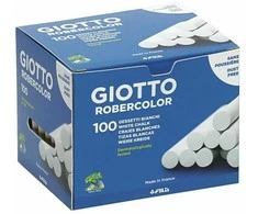 Kreida Fila Giotto, apvali, 100vnt, baltos spalvos