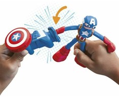Hasbro PLAY-DOH MARVEL CASTRY RINKINYS KAPTAINAS AMERIKA ATSpindinčioji skydo figūrėlė