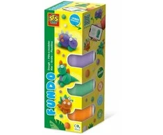 SES Creative – Tešla – FunDo Dinos 3x90gr 1x40gr – (S00812)