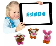SES Creative – Tešla – „FunDo“ ūkio gyvūnai 3x90gr, 1x40gr – (S00811)