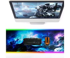 Led rgb backlit gaming Pelės kilimėlis