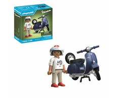 PLAYMOBIL – 1969 Vespa 150 Sprint Veloce, mėlyna (71622)