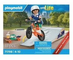 PLAYMOBIL - My life: Skateboarder with Ramp (71798)
