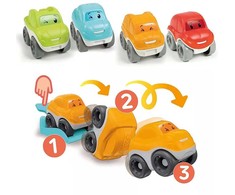 Žalia spalva – apverčiamas automobilis Clementoni